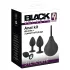 Black Velvets - set plug anal - 4 pièces - silicone noir
