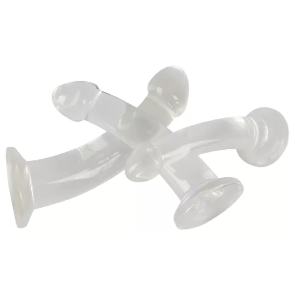 Crystal Clear - set de plugs anaux gland - 3 pièces - transparent
