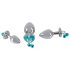 Ensemble de Plugs You2Toys - Set de plugs anaux + Laisse (argent)