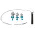 Ensemble de Plugs You2Toys - Set de plugs anaux + Laisse (argent)