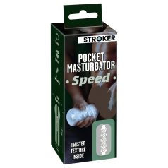   STROKER Speed - masturbateur fessier homme - effet réaliste - transparent