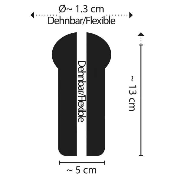 STROKER Speed - masturbateur fessier homme - effet réaliste - transparent