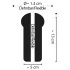STROKER Speed - masturbateur fessier homme - effet réaliste - transparent
