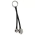 You2Toys - Cockring avec poids anal - silicone noir