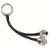 You2Toys - Cockring avec poids anal - silicone noir