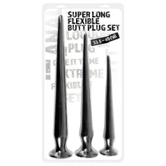   You2Toys - ensemble de plugs anaux extra longs (3 pièces, noir)