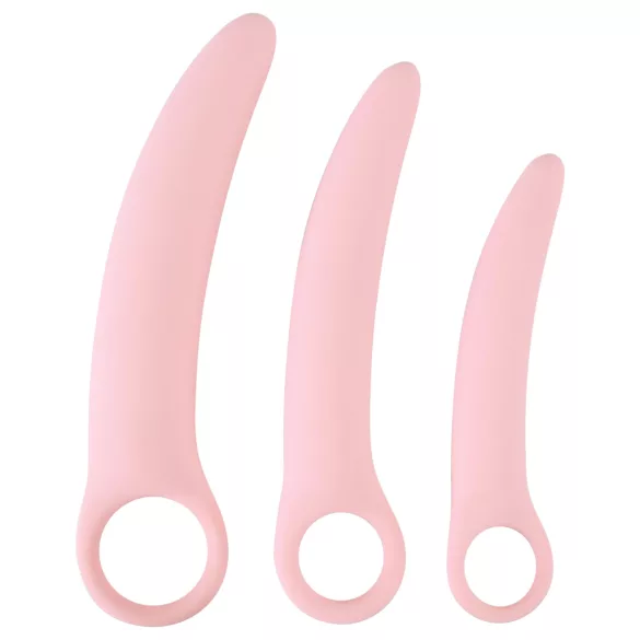 SMILE - Kit d'entraînement vaginal - 3 pièces - silicone rose