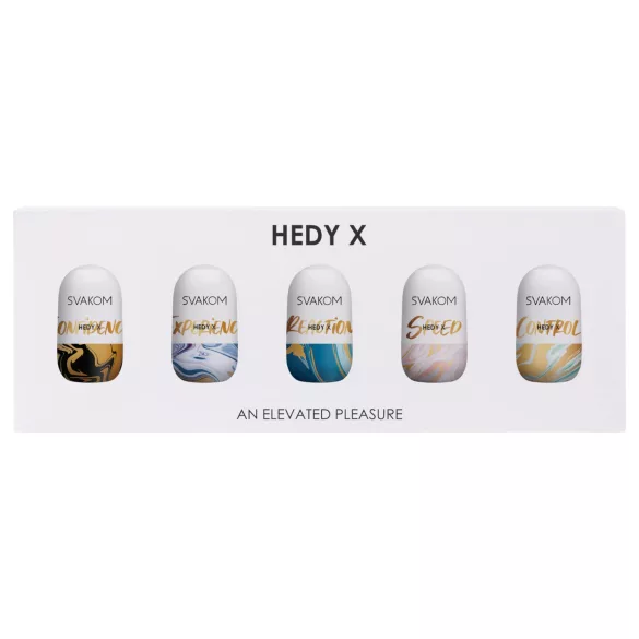 Svakom - œufs masturbateurs Hedy X Mixed - set de 5 pièces