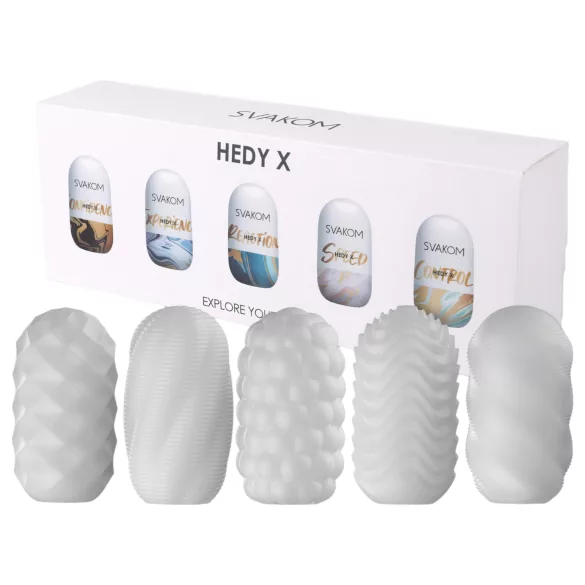 Svakom - œufs masturbateurs Hedy X Mixed - set de 5 pièces