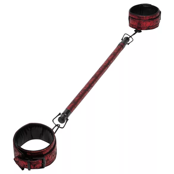 Fifty Shades of Grey - barre d'écartement bondage - noir et rouge