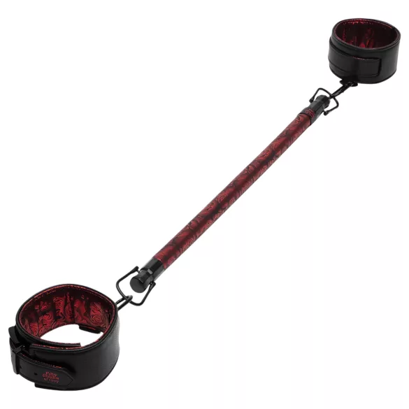 Fifty Shades of Grey - barre d'écartement bondage - noir et rouge