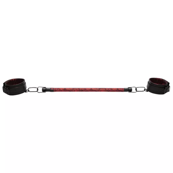 Fifty Shades of Grey - barre d'écartement bondage - noir et rouge