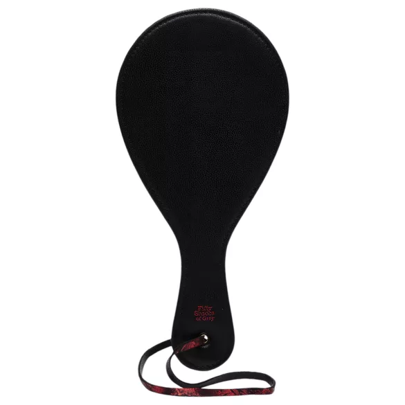 Fifty Shades of Grey - paddle fessée - cuir noir rouge