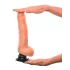 Real Feel Deluxe No.7 - gode ceinturé réaliste avec testicules - couleur chair