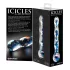 Icicles No. 08 - godemichet double ondulé - verre transparent bleu