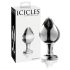 Icicles No. 25 - plug anal conique en verre transparent