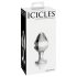 Icicles No. 25 - plug anal conique en verre transparent