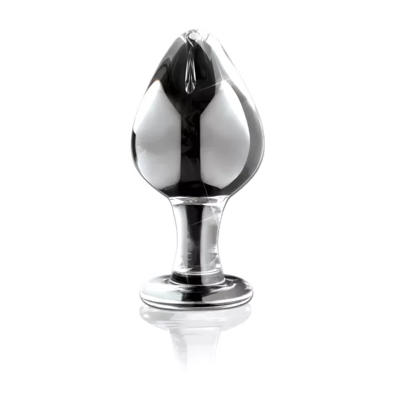 Icicles No. 25 - plug anal conique en verre transparent