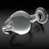 Icicles No. 25 - plug anal conique en verre transparent