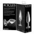 Icicles n° 26 - plug anal en verre conique (transparent)