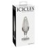 Icicles No. 26 - plug anal en verre conique - transparent