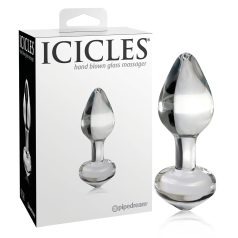 Icicles No. 44 - plug anal conique - verre transparent
