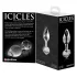 Icicles No. 44 - plug anal conique - verre transparent