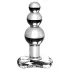 Icicles No. 47 - plug anal triple boules - verre transparent