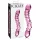Icicles No. 55 - gode double entrée G-spot - verre rose
