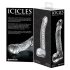Icicles No. 61 - gode ceinture en verre transparent