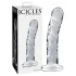 Icicles No. 62 - godemichet en verre en forme de pénis - transparent
