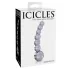 Icicles No. 66 - gode courbé à boules - verre transparent