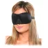 Fetish Deluxe Fantasy - masque pour les yeux large et doux - noir
