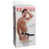 Fetish Strap-On 8 - gode ceinture creux vibrant - noir