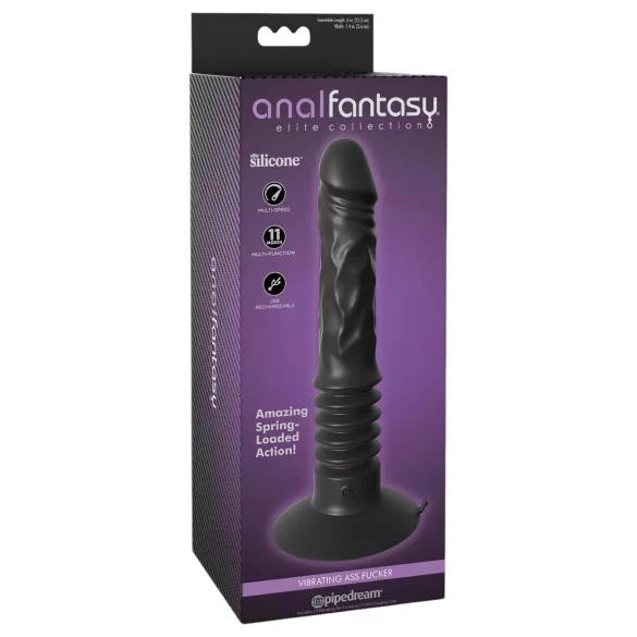 Analfantasy - vibromasseur anal rechargeable - silicone noir