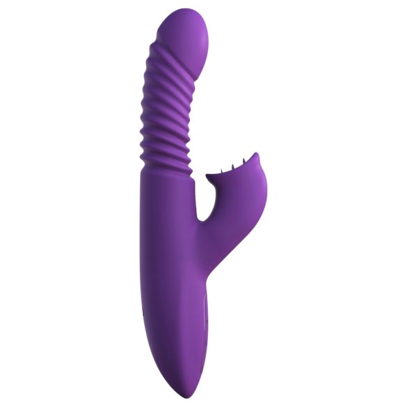 Fantaisie Pour Elle - Vibromasseur 3-en-1 à poussée, chauffant (violet)