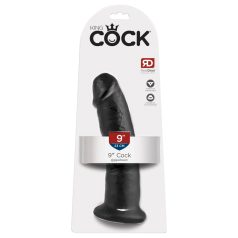 King Cock - godemichet ventouse réaliste - noir
