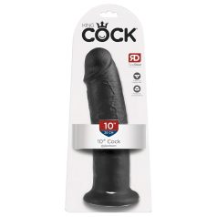 King Cock - gode ventouse réaliste 25cm - noir