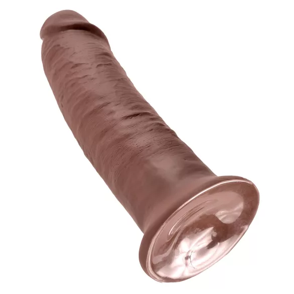 Godemichet King Cock 10 à grande ventouse (25 cm, marron)