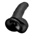 King Cock - gode ventouse avec testicules - 23cm - noir