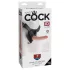 King Cock 7 - gode ceinture harnais avec dildo réaliste - noir