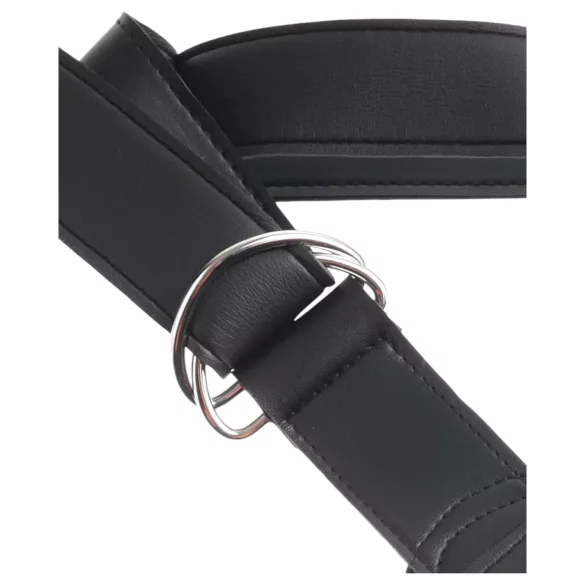 King Cock 7 - gode ceinture harnais avec dildo réaliste - noir