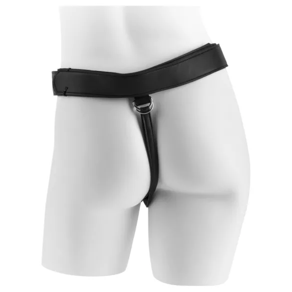 King Cock 7 - gode ceinture harnais avec dildo réaliste - noir