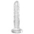 King Cock - gode ventouse réaliste translucide - 15 cm