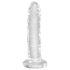 King Cock - gode ventouse réaliste translucide - 15 cm