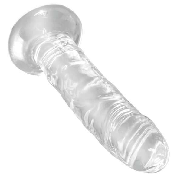 King Cock - gode ventouse réaliste translucide - 15 cm
