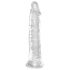 King Cock - gode ventouse réaliste transparent 20cm