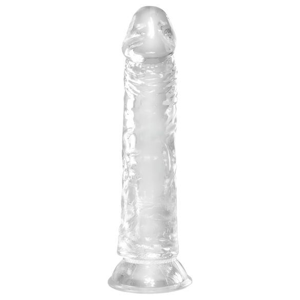 King Cock - gode ventouse réaliste transparent 20cm