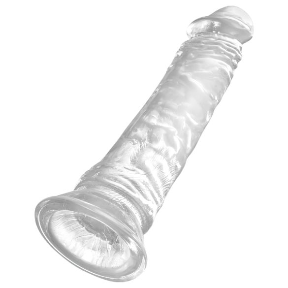 King Cock - gode ventouse réaliste transparent 20cm