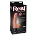 Real Feel Deluxe No.1 - gode réaliste avec testicules - vibration